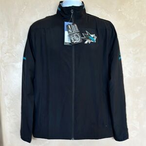 Adidas Black San Jose Sharks Jacket - S